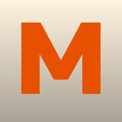 Магнит у дома, сеть супермаркетов, лого-визитка